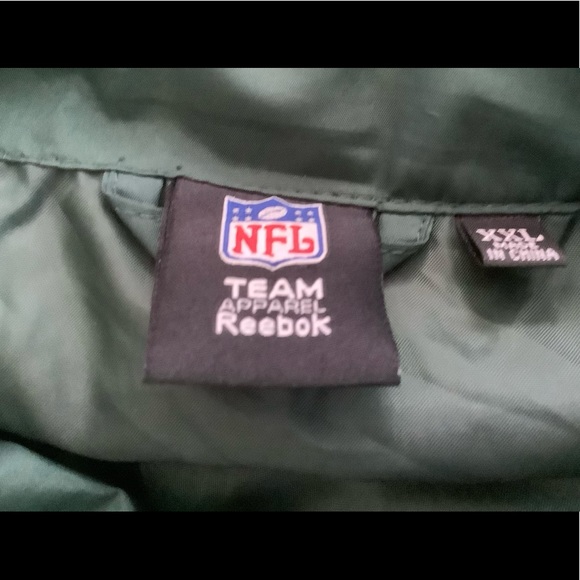 Mens NFL Reebok NY Jets Jacket, Lined, size XXL - Picture 6 of 6